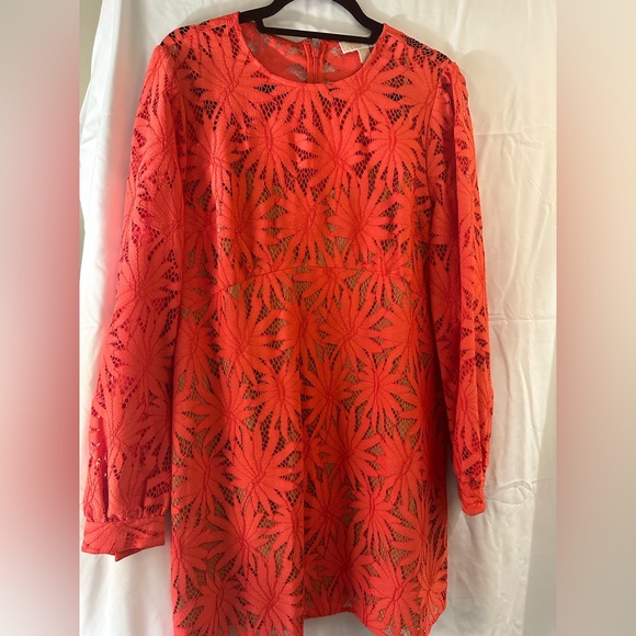 MICHAEL Michael Kors Palmbeach Minidress in Sangria size 14 - Picture 7 of 10